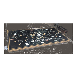 Made In India Of Floral Inlay <b>Work</b> Latest Design With Indian Big Manufacturer And Supplier <b>For</b> Natural White Marble <b>Table</b> Top - Product Image 4