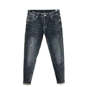 Pantalones Vaqueros de Mezclilla de Nuevo Estilo, Diseño de Moda, Pantalones Ajustados para Hombre, Alta Calidad, Servicio OEM con Logotipo Personalizado - Product Image 1