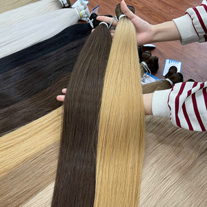 Paquets de cheveux de couleur avec trames de cheveux alignés sur les cuticules, cheveux vietnamiens de qualité supérieure pour la livraison directe, extensions de cheveux humains - Product Image 4