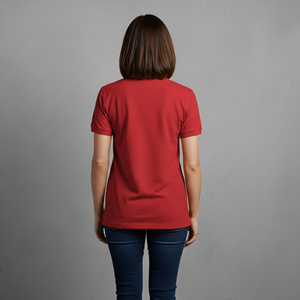 เสื้อผู้หญิงผ้าฝ้าย 100% สำหรับฤดูร้อน ขายส่ง ปักลายโลโก้ตามสั่ง ระบายอากาศได้ดี แขนสั้น สีพื้น - Product Image 6