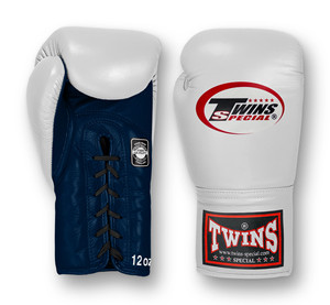 Latest Model Twins Custom Made Logo Black & Burgundy Laced Up Sparring Adult Fighting Genuine Leather Boxing Gloves - Product Image 2