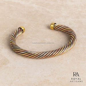 Pulsera de cobre de piedra de siete Chakras ajustable para hombres y mujeres Impresión impermeable en relieve - Product Image 5