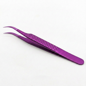 TEEJAY Fibres courbées en J pour volume et isolation des cils, revêtement en poudre bleue, logo personnalisé, couleur personnalisée - Product Image 6