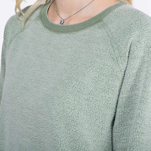 Sweat-shirts en molleton doux et confortables à épaules tombantes pour femmes, de haute qualité, sur mesure, prix de gros pour fabricants de vêtements, collection hiver - Product Image 4