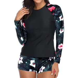 High-quality Fitness Breathable <b>Compression</b> <b>Tops</b> Adults Customize Made <b>Women</b> Gym Wear Workout Long Sleeve Shirts 100% Polyester - Product Image 4