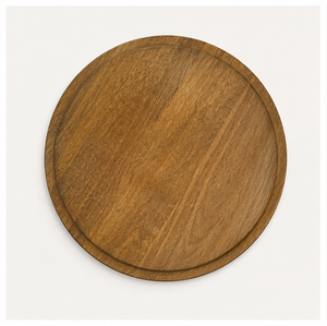 Assiettes de présentation en bois de manguier artisanales en gros avec découpe en forme de cœur – Décoration de table et vaisselle rustiques écologiques pour mariage - Product Image 3