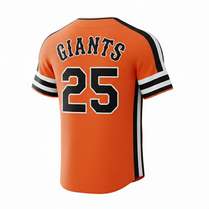 Maillot de baseball orange pour hommes et femmes, uniforme personnalisé avec nom et numéro de l'équipe, sublimation, haute qualité, prix bas, respirant - Product Image 2