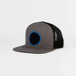 Gorra Trucker Negra de 6 Paneles, Tejido de Malla, Ajustable, Unisex, Casual, Primavera Verano, Color Sólido, Gorra de Béisbol de 6 Paneles para Adultos - Product Image 1