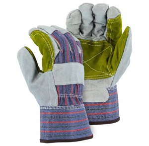 Guantes de Trabajo de Dedo Completo, Algodón, Poliéster, Spandex, Unisex, para Exteriores, Todas las Estaciones, Gris, Verde Azulado, con Protección en la Palma - Product Image 6