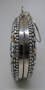 Pochette élégante vintage pour femme, style boîte, indienne, avec fermeture magnétique, légère, pour cosmétiques et téléphone portable, sac à main de mariage et de fête, motif mosaïque - Product Image 2