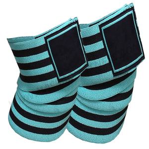 Vente en gros d'enveloppes de squat en néoprène très résistantes avec logo personnalisé haltérophilie entraînement croisé sangles de genou élastiques Fitness Powerlifting genou - Product Image 1