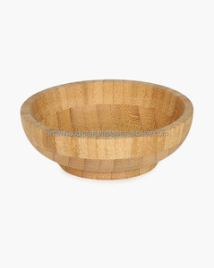 ชุดชามเสิร์ฟทำจากไม้ธรรมชาติทำด้วยมือชามสลัดวอลนัทแกะสลักแบบกำหนดเองได้สูงสำหรับกล่องอาหารอินเดีย - Product Image 3