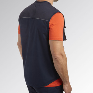 Autumn Winter Men Warm Puffer Vest Water Resistant Sleeveless Jacket Thick <b>Padded</b> Gilet with Zipper Pockets for Outdoor Sport - Product Image 3