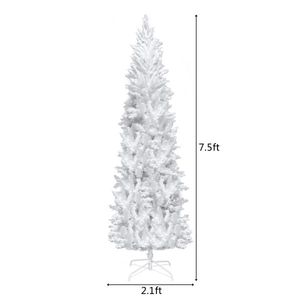 Albero di Natale di Alta Qualità 2,3m con Luci Personalizzate, Materiali PVC e PET, Base Realistica per Decorazioni Esterne e Domestiche - Product Image 5