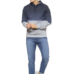 Men's Color Hooded Fleece Windproof Breathable Regular Fit Casual Knitted <b>100</b>% <b>Polyester</b> Pullover Winter Wear RC Fitness Wear - Product Image 2