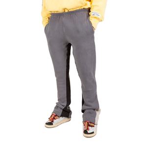 2024 nouveauté meilleure qualité toile pantalon de survêtement évasé séchage rapide respirant personnalisé imprimé 100% coton ceinture élastique - Product Image 1