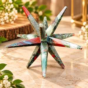 Estrella de Merkaba de Heliotropo de Alta Calidad, 12 Puntas, Cristal de Cuarzo para Sanación Reiki, Venta al por Mayor - Product Image 5