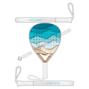 Fabricant professionnel de raquettes de padel sur mesure, raquettes de padel avec logo personnalisé, faible MOQ, raquettes de padel légères - Product Image 3