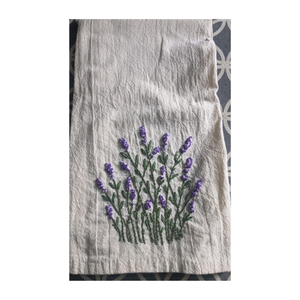 Classic Hand Painted Sustainable Cotton Kitchen <b>Towel</b> 45x70 cm Soft Absorbent Durable Fabric OEKO TEX Certified Long Use - Product Image 2
