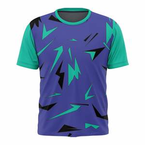 Camisetas personalizadas de alta calidad 100% poliéster de manga corta para hombre, camisetas deportivas, fabricante OEM ODM - Product Image 2