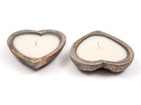 Cuencos de madera hechos a mano con forma de corazón, recipientes para velas, regalos con forma de corazón, cuencos para masa, regalos de boda, decoración del hogar, cuenco de madera estético
