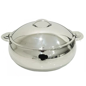 Wholesale Antique Finished Stainless Steel Hot <b>Pot</b> <b>Set</b> Luxury Arabic Design Insulated Casserole Food Warmer Serving Dish - Product Image 2