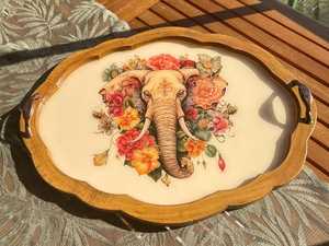 ถาดลายออกแบบรูปทรงไม่สมมาตร ถาดเก็บของในครัว ถาดเสิร์ฟสำหรับร้านอาหาร โดย UO INDIA - Product Image 2