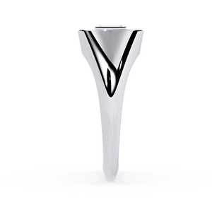 Anillo de compromiso con diamante cultivado en laboratorio, corte esmeralda, con certificado IGI/GIA, para joyería de lujo para mujer - Product Image 3
