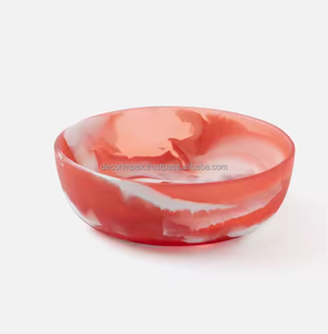 Venta al por mayor Eco-Friendly Bowl Set Resin Lotus Drip Bowl con epoxi Crystal CRAFTS - Product Image 1