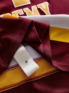 Maillot de hockey sur glace sublimé à manches longues et col en V pour homme, en polyester respirant, coupe régulière pour adulte, prix de gros - Product Image 5