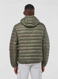 Chaqueta acolchada estilo streetwear para hombre, con cuello alto personalizado, cierre de cremallera, estilo bomber, para invierno. - Product Image 4