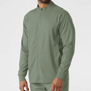 Uniforme Médico para Hombre, Chaqueta de Enfermería Lavable de Poliéster Suave, Ropa de Trabajo para Doctores de Hospital, Venta Caliente 2026 - Product Image 5