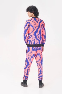Ensemble de survêtement pour homme, design tendance, hiver, décontracté, respirant, écologique, uni, veste à fermeture éclair légère à manches longues, pantalon de survêtement - Product Image 2