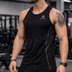 Chaleco Deportivo para Hombre, Sin Mangas, Transpirable, para Entrenamiento, Diseño Personalizado, Proveedor - Product Image 4