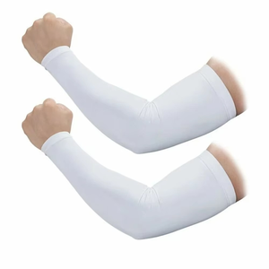 Manchons de cyclisme unisexes de qualité supérieure, chaussettes de protection solaire camouflage anti-UV à séchage rapide en Spandex/Polyester pour l'extérieur - Product Image 4