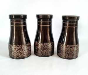 Hammered 2 ton Sugar Copper Pot New Stylish <b>Kitchen</b> Tin Pot for Tea and Coffee Sugar <b>Storage</b> Copper Metal Pot Wholesale Price - Product Image 2