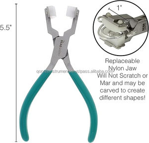 Pince à bec multi-usages en acier inoxydable avec poignée en plastique pour la fabrication de bijoux DIY - Product Image 5