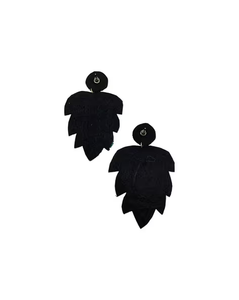 Pendientes Artesanales con Motivo de Mariposa, Bordados con Cuentas, Base de Algodón Ligero, Estilo de Joyería Tradicional - Product Image 6