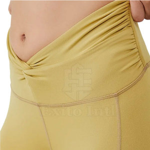 Reasonable Price Made Pakistan High Quality Breathable Women's Yoga Fitness Leggings Spandex/Nylon Customizable Elastic Waist - Product Image 5
