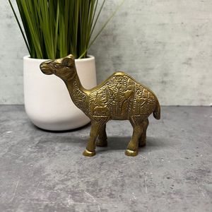 Contemporary Brass Camel <b>Table</b> Centerpiece Ornament For Luxury Apartment Decor And Creative Display Use - Product Image 6