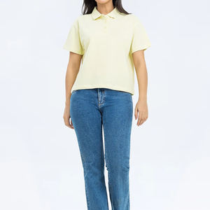 Polo pour femme, design tendance, idéal pour l'été, prix raisonnable, haute qualité, service OEM. - Product Image 3