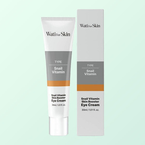 Crème pour les yeux anti-cernes coréenne K-Beauty Whatiforskin Snail Vitamin Skin Booster EyeCream Fabriquée en Corée - Product Image 5