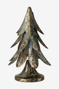 Handmade Modern Design <b>Christmas</b> Tree Reindeer Ornament Prime Quality Metal Sculpture with Wooden Base for Hotel <b>Christmas</b> Decor - Product Image 2