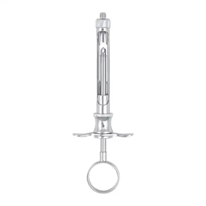 Jeringas Dentales Aspirantes con Mango de Anillo de 2.5 mm, 1.8 ml/2.2 ml, de Acero Inoxidable/Latón, Equipo de Laboratorio Dental - Product Image 3