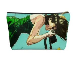Pochette à maquillage personnalisée en néoprène avec impression personnalisée, logo personnalisé, sac cosmétique en néoprène, pochette de voyage en néoprène, sublimation - Product Image 5