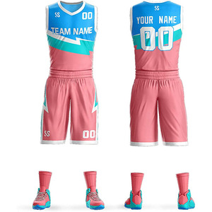 Uniforme de Baloncesto Personalizado con Impresión OEM, Transpirable, Antibacterial, Anti-UV, de Secado Rápido, Ropa Deportiva de Poliéster para Verano e Invierno para Hombre - Product Image 1