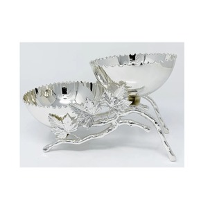 Tazón de Metal Hecho a Mano, Tazón Decorativo de Lujo para Frutas, Decoración para el Hogar, Hotel, Restaurante, Fabricante y Exportador de Vajillas - Product Image 2