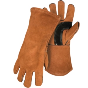 Guantes de Soldadura de Cuero Reforzado de Alta Resistencia, Certificación CE, Anti-Corte, Antideslizantes, Retardantes de Llama, para Trabajo de Seguridad - Product Image 4