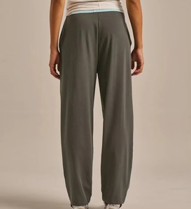 Nouveau design 2026 – Pantalon de jogging pour femme, coupe droite, taille élastique, respirant, écologique, en molleton doux, jambe large, pour l'automne - Product Image 6