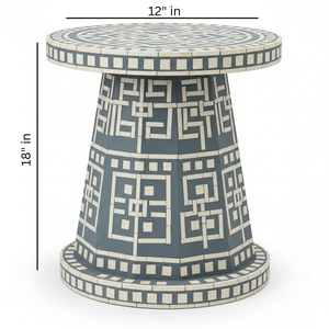 โต๊ะข้างเตียงแบบสั่งทำสีสันทันสมัย ตกแต่งด้วยงานฝังกระดูก  พร้อมโครงโลหะ  สำหรับห้องนั่งเล่น โรงเรียน โกดัง - Product Image 2